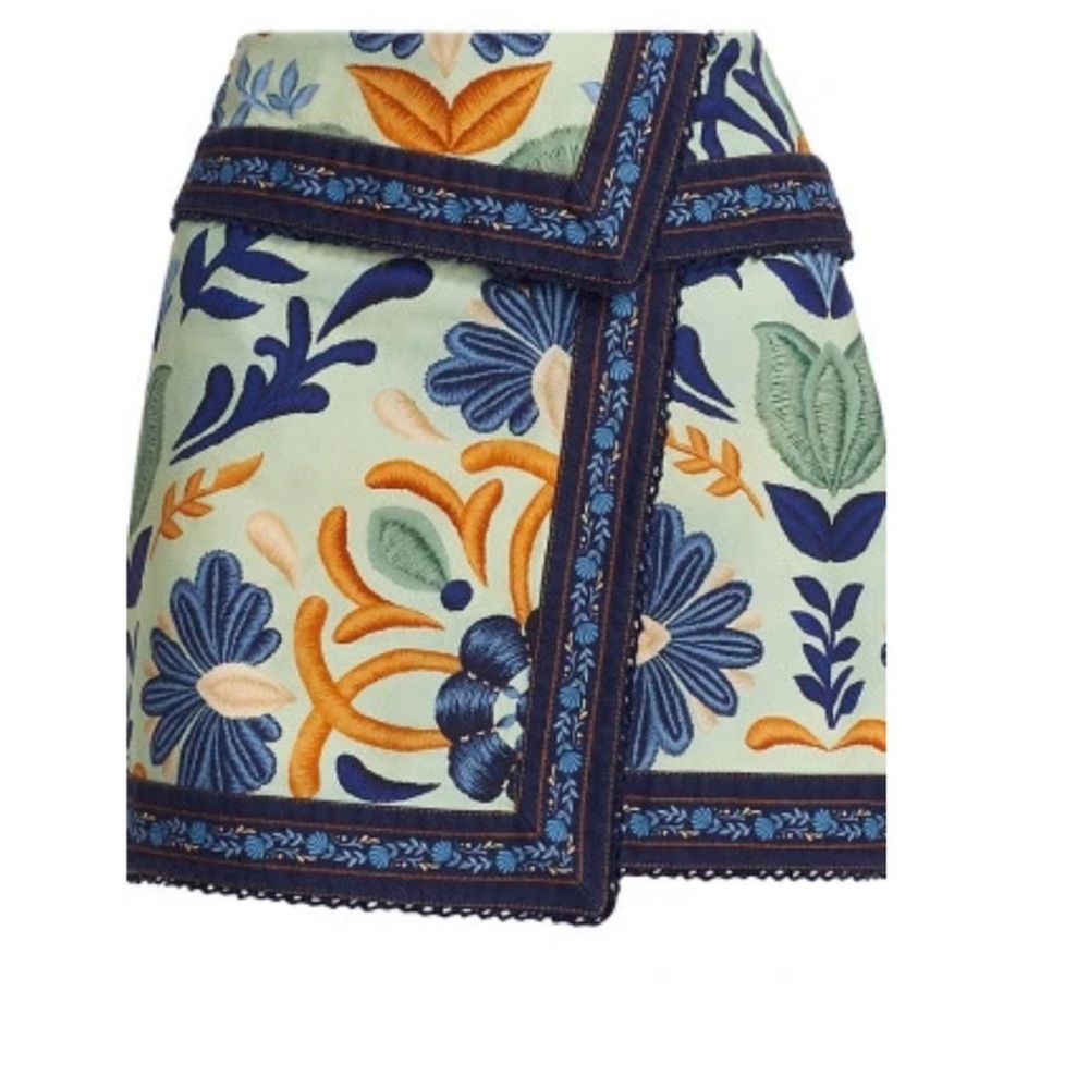 Farm Rio Foldover Tapestry skirt